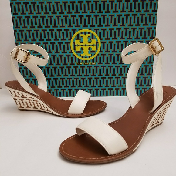 Tory Burch Wedge Sandals - Picture 1 of 10